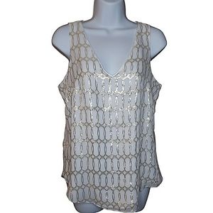 WHBM - Sleeveless Silk Blouse - S - LN